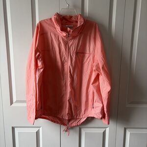 Columbia Women's Sustina Springs Windbreaker Sorbet Size 2X